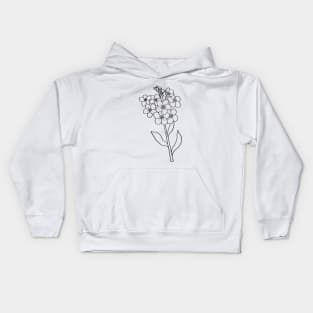 Alpine Forget me not Kids Hoodie